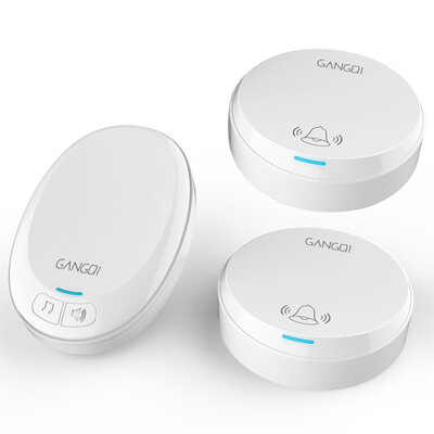 Gangqi Mangqi M2 doorbell without battery self-generating home wireless doorbell one for two remote sensing waterproof smart old pager welcome
Gangqi Mangqi M2 doorbell without battery self-generating home wireless doorbell one for two remote sensing waterproof smart old pager welcome