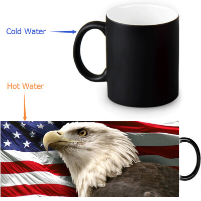 US Flag And Bald Eagle 350ml/12oz Heat Reveal Mug Color Change Coffee Cup Sensitive Morphing Mugs Magic Mug Milk Tea Cups
US Flag And Bald Eagle 350ml/12oz Heat Reveal Mug Color Change Coffee Cup Sensitive Morphing Mugs Magic Mug Milk Tea Cups