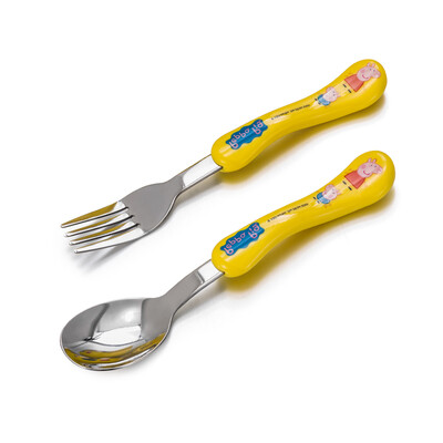 TAFUCO Childrens Tableware Korea Imported Pig Peggy Baby Tableware Supplement Food Spoon Baby Spoon Child Spoon Fork Yellow
TAFUCO Childrens Tableware Korea Imported Pig Peggy Baby Tableware Supplement Food Spoon Baby Spoon Child Spoon Fork Yellow