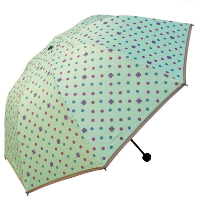 Heaven umbrella UPF50 case of light color black silk silk dotted three fold mushroom sunny umbrella umbrella fruit green 30075ELCJ
Heaven umbrella UPF50 case of light color black silk silk dotted three fold mushroom sunny umbrella umbrella fruit green 30075ELCJ