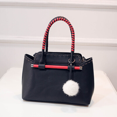 Women leather handbags fashion hand-wear rope handbag high quality ladies tote bags lovely fur ball ornaments shoulder bag wave packet
Women leather handbags fashion hand-wear rope handbag high quality ladies tote bags lovely fur ball ornaments shoulder bag wave packet