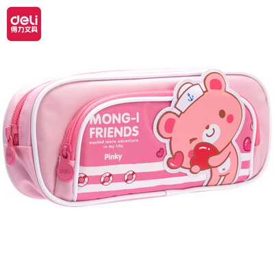 Deli deli pencil case student stationery box large capacity multi-function pen bag princess powder 66875
Deli deli pencil case student stationery box large capacity multi-function pen bag princess powder 66875
