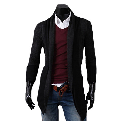 CT&HF Men Fashion Leisure Coat Medium Length Tops Pure Color Coat Elegant Temperament Contracted Silm Jacket
CT&HF Men Fashion Leisure Coat Medium Length Tops Pure Color Coat Elegant Temperament Contracted Silm Jacket