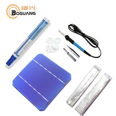 Boguang DIY kit solar panel module 40pcs Monocrystalline cell 100W Welding kit 60w Electric Iron 2 Meters Bus Wire Tab Wire
Boguang DIY kit solar panel module 40pcs Monocrystalline cell 100W Welding kit 60w Electric Iron 2 Meters Bus Wire Tab Wire