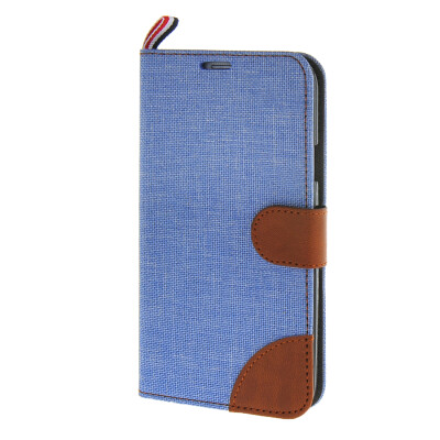 

MOONCASE Galaxy S5 , Leather Wallet Flip Card Holder Pouch Stand Back ЧЕХОЛ ДЛЯ Samsung Galaxy S5 Blue