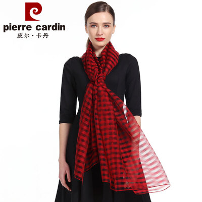 Pierre Cardin fine imitation wool silk scarf female spring&autumn models large towel high-grade silk scarf shawl scarf scarf thin section summer sunscreen D12TM5702 red
Pierre Cardin fine imitation wool silk scarf female spring&autumn models large towel high-grade silk scarf shawl scarf scarf thin section summer sunscreen D12TM5702 red