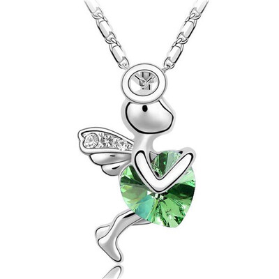 Heart Crystal from Austrian Angel Pendant Necklace For Women High Quality Fashion Jewelry Friendship Party Gift 2211
Heart Crystal from Austrian Angel Pendant Necklace For Women High Quality Fashion Jewelry Friendship Party Gift 2211
