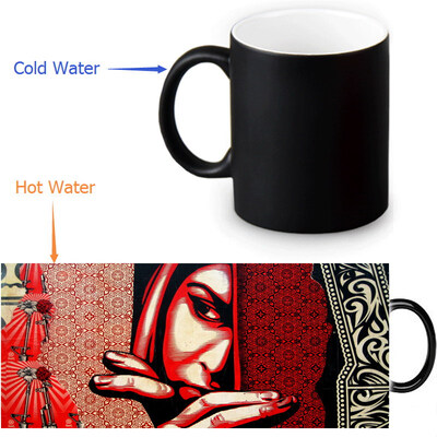 Shepard Fairey Graffiti 350ml12oz Heat Reveal Mug Color Change Coffee Cup Sensitive Morphing Mugs Magic Mug Milk Tea Cups
Shepard Fairey Graffiti 350ml12oz Heat Reveal Mug Color Change Coffee Cup Sensitive Morphing Mugs Magic Mug Milk Tea Cups