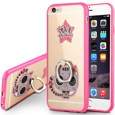 KOOLIFE 6 6s mobile phone case protective cover iphone6s mobile phone shell ring buckle bracket soft shell Apple 6 mobile phone shell creative cartoon painted apple 6 shatter-resistant shell punk meow
KOOLIFE 6 6s mobile phone case protective cover iphone6s mobile phone shell ring buckle bracket soft shell Apple 6 mobile phone shell creative cartoon painted apple 6 shatter-resistant shell punk meow