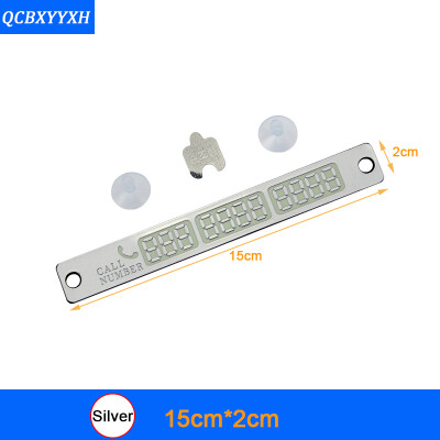 1Pcs Car Luminous Temporary Parking Card Sticker With Suckers And Phone Number Card Stickers Plate 152CM Silver Gold
1Pcs Car Luminous Temporary Parking Card Sticker With Suckers And Phone Number Card Stickers Plate 152CM Silver Gold