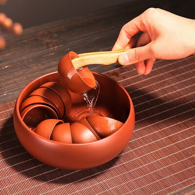 Small Yixing Clay Red Cha Xi Water Bowl for Gongfu Tea Tasting Cups 500ml 17oz
Small Yixing Clay Red Cha Xi Water Bowl for Gongfu Tea Tasting Cups 500ml 17oz