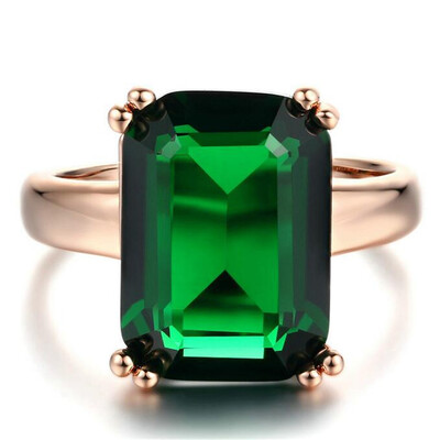 Rose Gold Color Ring Fashion Green Big Square Crystal Wedding Jewelry For Women Wholesale R700
Rose Gold Color Ring Fashion Green Big Square Crystal Wedding Jewelry For Women Wholesale R700