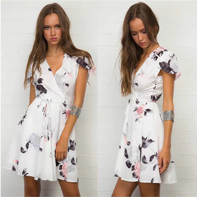 Try Everything Women Summer Beach Dress 2018 Floral Print Maxi Dress Chiffon White Women Short Dress Short Sleeve Womens Dress
Try Everything Women Summer Beach Dress 2018 Floral Print Maxi Dress Chiffon White Women Short Dress Short Sleeve Womens Dress