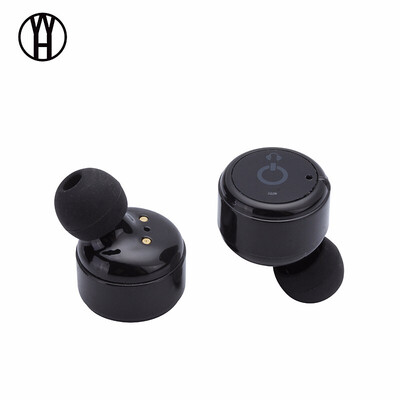 WH X2T Twins wireless earphone Bluetooth noise canceling headphone CSR Video Game headset with Magnetic 1500mAh power bank box
WH X2T Twins wireless earphone Bluetooth noise canceling headphone CSR Video Game headset with Magnetic 1500mAh power bank box