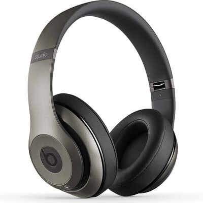 Beats Studio Беспроводная гарнитура Bluetooth-гарнитура Шумоподавление Гарнитура для гарнитуры - Титан с микрофоном MHAK2PA / B
Beats Studio Беспроводная гарнитура Bluetooth-гарнитура Шумоподавление Гарнитура для гарнитуры - Титан с микрофоном MHAK2PA / B