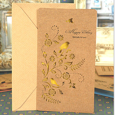 FANLUS Retro Kraft Paper Hollow Carved ZAKKA Greeting Cards For BirthdayWedding PartyThanksgiving dayEnvelope included
FANLUS Retro Kraft Paper Hollow Carved ZAKKA Greeting Cards For BirthdayWedding PartyThanksgiving dayEnvelope included