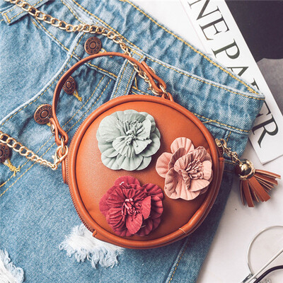 ChildrenS Spring New Small Round Bag Cute Flower Female Bag Purse Simple Shoulder Diagonal Package
ChildrenS Spring New Small Round Bag Cute Flower Female Bag Purse Simple Shoulder Diagonal Package