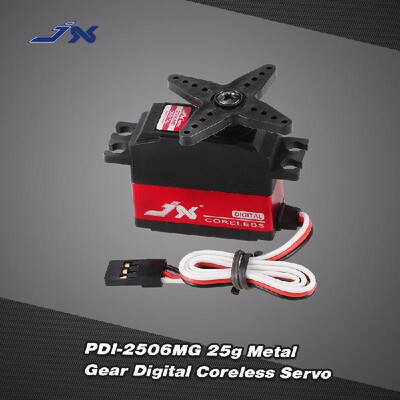 JX PDI-2506MG 25g Metal Gear Digital Coreless Servo for RC 450 500 Helicopter Fixed-wing Airplane
JX PDI-2506MG 25g Metal Gear Digital Coreless Servo for RC 450 500 Helicopter Fixed-wing Airplane