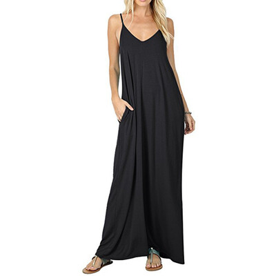 Try Everything Long Dress Elegant Summer Women Backless Black Dress Long Strap Dress 2018 Loose Casual Summer Long Dresses
Try Everything Long Dress Elegant Summer Women Backless Black Dress Long Strap Dress 2018 Loose Casual Summer Long Dresses