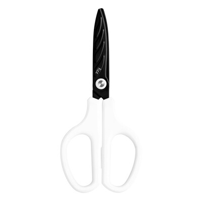 Fizz upgraded Teflon scissors anti-stick stainless steel scissors boutique skin sense series office supplies light blue FZ212002
Fizz upgraded Teflon scissors anti-stick stainless steel scissors boutique skin sense series office supplies light blue FZ212002