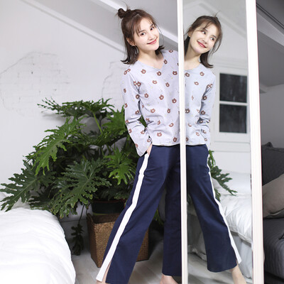 Haizhining 17W37 pajamas ladies spring&autumn bear head cartoon cute home clothes two-piece long-sleeved trousers home service suit gray 160 M
Haizhining 17W37 pajamas ladies spring&autumn bear head cartoon cute home clothes two-piece long-sleeved trousers home service suit gray 160 M