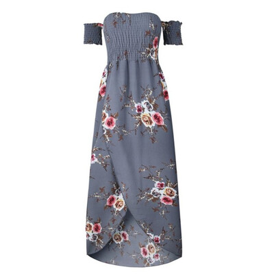 Boho style long dress women Off shoulder beach summer dresses Floral print Vintage chiffon white maxi dress vestidos de festa
Boho style long dress women Off shoulder beach summer dresses Floral print Vintage chiffon white maxi dress vestidos de festa