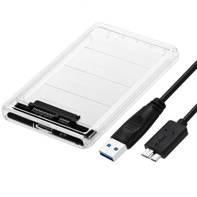 USB 30 External Hard Drive Enclosure USB 30 Transparent Hard Disk Box USB 30 Micro To SATA Hard Disk Box 2TB Hard Drive SSD H