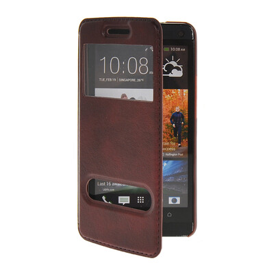 MOONCASE View Window Leather Side Flip Pouch Stand Shell Back Case Cover for HTC One M7 Red
MOONCASE View Window Leather Side Flip Pouch Stand Shell Back Case Cover for HTC One M7 Red