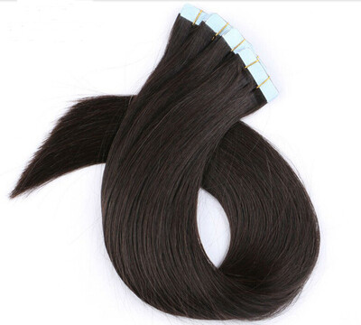 16" - 26" Full Head 20pcs 100 Remy PU Tape in Human Hair Extensions 50G Black Color Dark Brown Color
16" - 26" Full Head 20pcs 100 Remy PU Tape in Human Hair Extensions 50G Black Color Dark Brown Color