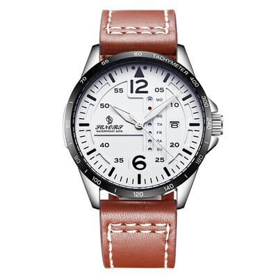 Time Quartz Watches Leather band Double Calendar Male Wristwatch Relogio Masculine
Time Quartz Watches Leather band Double Calendar Male Wristwatch Relogio Masculine