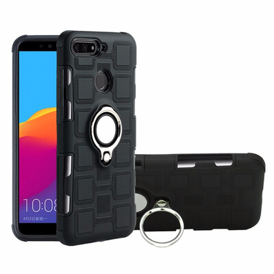 SHS Phone Case For Huawei Y6 2018Honor 7AEnjoy 8E Luxury Armor Ring Bracket Silicon TPU Lattice texture Protection
SHS Phone Case For Huawei Y6 2018Honor 7AEnjoy 8E Luxury Armor Ring Bracket Silicon TPU Lattice texture Protection