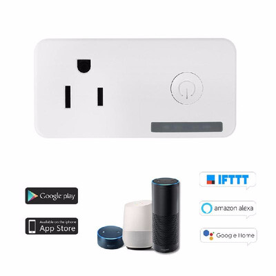 WiFi Smart Plug Mini Smart Socket Support Timing Function Remote Control Voice Control for Amaz-on Ale-xa And for Goog-le Home IF
WiFi Smart Plug Mini Smart Socket Support Timing Function Remote Control Voice Control for Amaz-on Ale-xa And for Goog-le Home IF