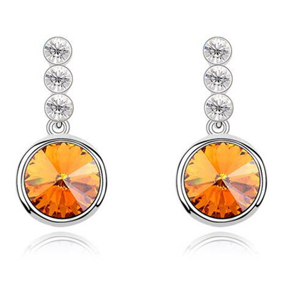 Design Elegant Round Crystal from Austrian Drop Earrings For Women Party Dangle Earrings Vintage Fashion Jewelry 10497
Design Elegant Round Crystal from Austrian Drop Earrings For Women Party Dangle Earrings Vintage Fashion Jewelry 10497