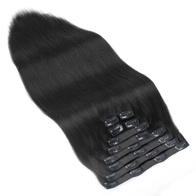 Bhf Hair 9A Grade Double Drawn Clip In Hair Weave Silky Straight Remy Human Hair Extensions 10PcsLot 160 1B 2
Bhf Hair 9A Grade Double Drawn Clip In Hair Weave Silky Straight Remy Human Hair Extensions 10PcsLot 160 1B 2