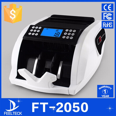FT2050 Money counter New LCD Display Money Bill Counters Counterfeit Detector UV & MG Cash Bank 110V 220V EU
FT2050 Money counter New LCD Display Money Bill Counters Counterfeit Detector UV & MG Cash Bank 110V 220V EU