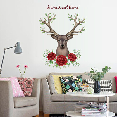 Flower Deer Wall Stickers For kids Living Room Home Decor Bedroom Decor Waterproof Murals
Flower Deer Wall Stickers For kids Living Room Home Decor Bedroom Decor Waterproof Murals