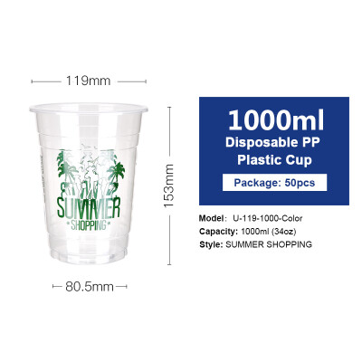 OTOR 34oz Clear Plastic Cups Fruit Salad Water Cup with Lids Disposable Tumblers Outdoor Travel Birthday Party Supply 50pcs
OTOR 34oz Clear Plastic Cups Fruit Salad Water Cup with Lids Disposable Tumblers Outdoor Travel Birthday Party Supply 50pcs