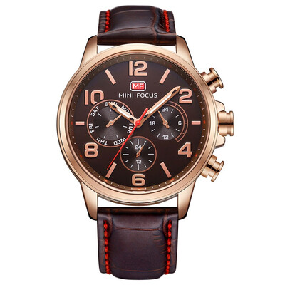 MINI FOCUS Male Watches Business Watch Quartz Watches Japanese Movement Noctilucent Waterproof Fake Three Eyes 0001G
MINI FOCUS Male Watches Business Watch Quartz Watches Japanese Movement Noctilucent Waterproof Fake Three Eyes 0001G