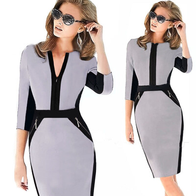 6 Colors Plus Size Women Dress 2016 Summer Style Cotton Sheath Dress V-Neck Half Sleeve Dresses For Party
6 Colors Plus Size Women Dress 2016 Summer Style Cotton Sheath Dress V-Neck Half Sleeve Dresses For Party
