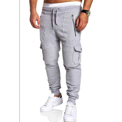 Mens Sweatpants Casual Trousers Fashion Sweatpants Striped Pleated Zipper Design Jogging Pants Man
Mens Sweatpants Casual Trousers Fashion Sweatpants Striped Pleated Zipper Design Jogging Pants Man