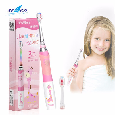 SEAGO Kids Sonic Electric Toothbrush Colorful LED Lighting Waterproof Soft Massage Teeth Care Oral Hygiene 1 PC
SEAGO Kids Sonic Electric Toothbrush Colorful LED Lighting Waterproof Soft Massage Teeth Care Oral Hygiene 1 PC