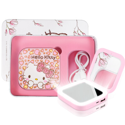 Hello Kitty charging treasure led light makeup small mirror creative gift box large capacity mobile power sweet temptation KT1509
Hello Kitty charging treasure led light makeup small mirror creative gift box large capacity mobile power sweet temptation KT1509