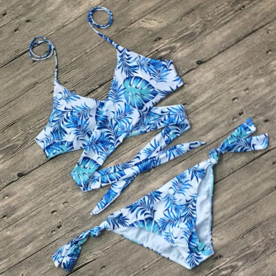 2018 Women Sexy Bikini Ladies Bandage Floral Printed Swimwears Female Halter Bikinis Set Swimsuit Women Low Waist Bathing Suit
2018 Women Sexy Bikini Ladies Bandage Floral Printed Swimwears Female Halter Bikinis Set Swimsuit Women Low Waist Bathing Suit
