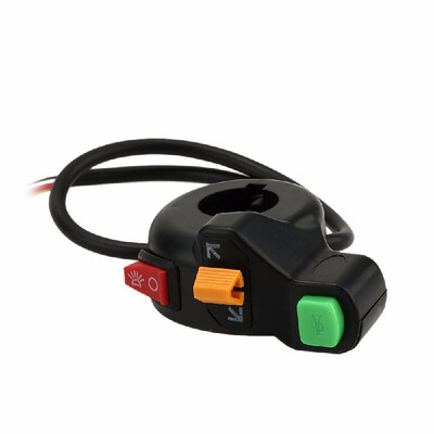 HeadlightsTurn Signal LightsHorn ON-OFF switch 3 in 1 Universal 22cm Diameter Handlebar DIY Button Accessory for Motorcycle Sco
HeadlightsTurn Signal LightsHorn ON-OFF switch 3 in 1 Universal 22cm Diameter Handlebar DIY Button Accessory for Motorcycle Sco