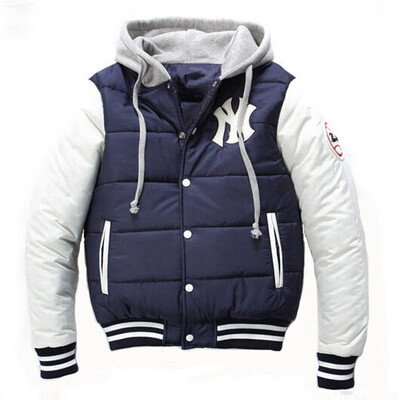 Zogaa New Autumn And Winter Men's Cotton-padded Clothes New York Yankees NY Logo Baseball Clothes
Zogaa New Autumn And Winter Men's Cotton-padded Clothes New York Yankees NY Logo Baseball Clothes