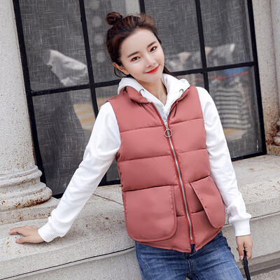Womens Short Down Cotton Vest Fashion Slim Tide Vest with Stand Collar 2018 Autumn&Winter New Arrival
Womens Short Down Cotton Vest Fashion Slim Tide Vest with Stand Collar 2018 Autumn&Winter New Arrival