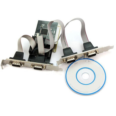 freepostage PCI карточка - com 4 последовательный порт адаптер, добавить по картам внутренний порт
freepostage PCI карточка - com 4 последовательный порт адаптер, добавить по картам внутренний порт
