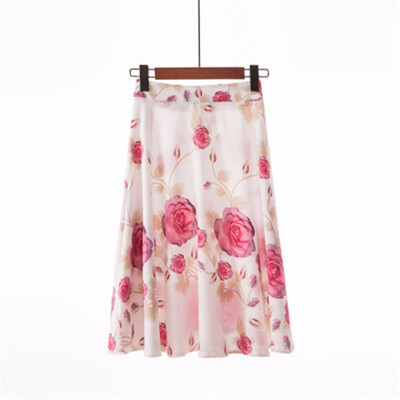 High Waist Floral Print Women Elegant Skirts Elastic Waist Summer Skirt Casual Party Faldas Mujer Saias
High Waist Floral Print Women Elegant Skirts Elastic Waist Summer Skirt Casual Party Faldas Mujer Saias