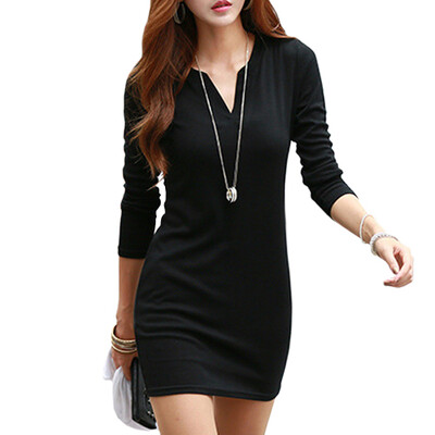 CT&HF Women Sexy Fashion Dress Temperament Sweet Pure Color Long Sleeve Dress Pure Color Long Sleeve Dress Korean Women Dress
CT&HF Women Sexy Fashion Dress Temperament Sweet Pure Color Long Sleeve Dress Pure Color Long Sleeve Dress Korean Women Dress