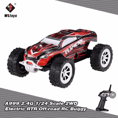 WLtoys A999 24G 124 Scale 2WD Full-Scale Speed Switch Electric RTR Off-road Buggy RC Car
WLtoys A999 24G 124 Scale 2WD Full-Scale Speed Switch Electric RTR Off-road Buggy RC Car